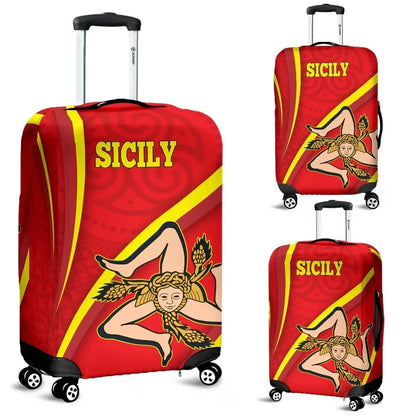 Sicily Celtic Luggage Covers Proud To Be Sicilian