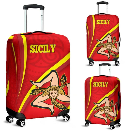 Sicily Celtic Luggage Covers Proud To Be Sicilian