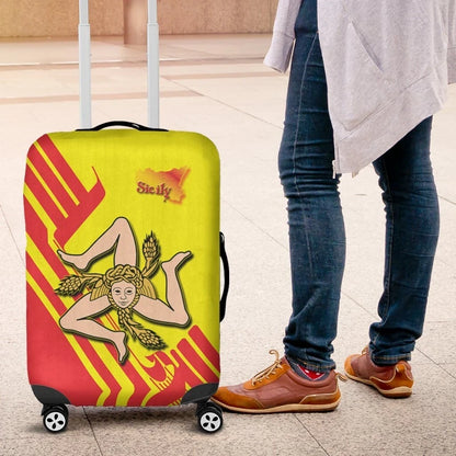 Sicily Celtic Luggage Covers Sicily Celtic Trinacria