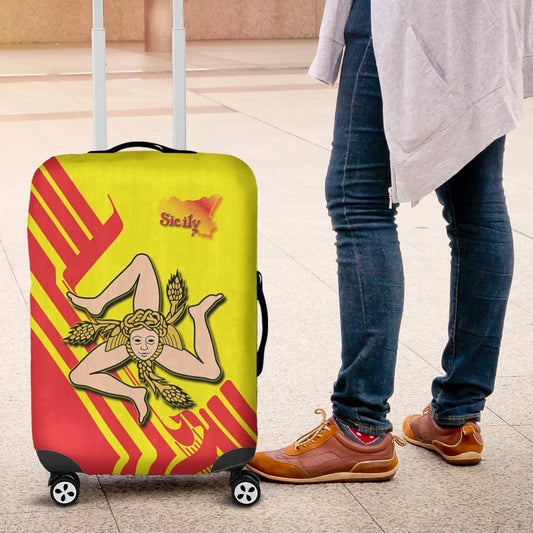 Sicily Celtic Luggage Covers Sicily Celtic Trinacria