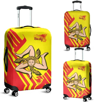 Sicily Celtic Luggage Covers Sicily Celtic Trinacria