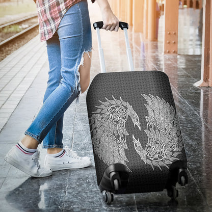 Luggage Cover Raven and Wolf Fenrir Luggage Cover