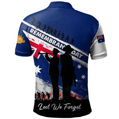 Australia Polo Shirt Australian Heroes Remembrance Day Tribute