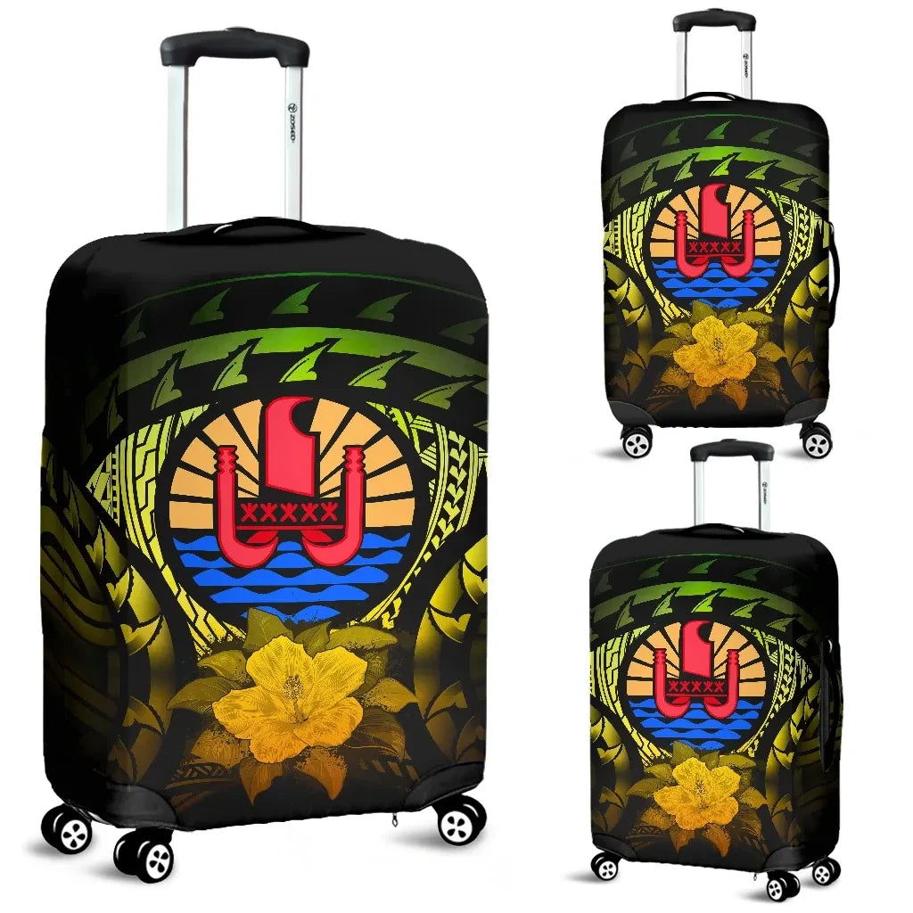 Tahiti Reggae Hibiscus Luggage Covers