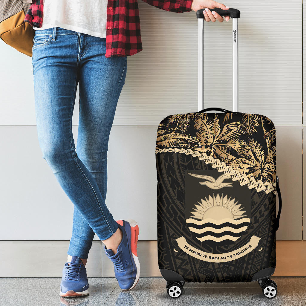 Kiribati Luggage Covers Golden Coconut
