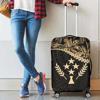 Kosrae Luggage Covers Golden Coconut