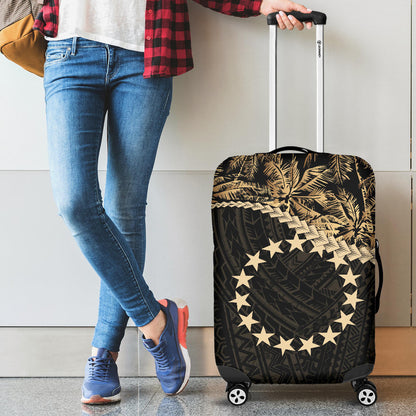 Cook Islands Luggage Covers Golden Coconut