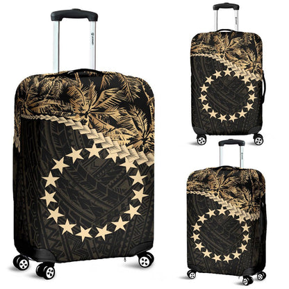 Cook Islands Luggage Covers Golden Coconut