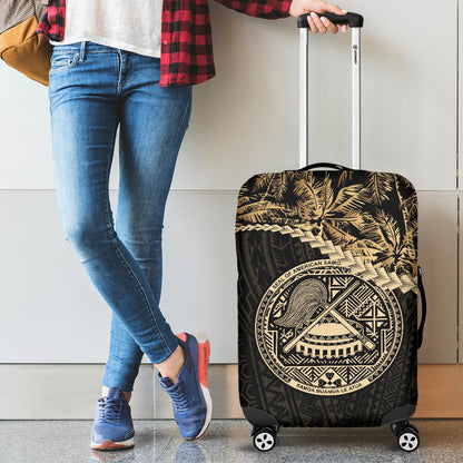 American Samoa Luggage Covers Golden Coconut