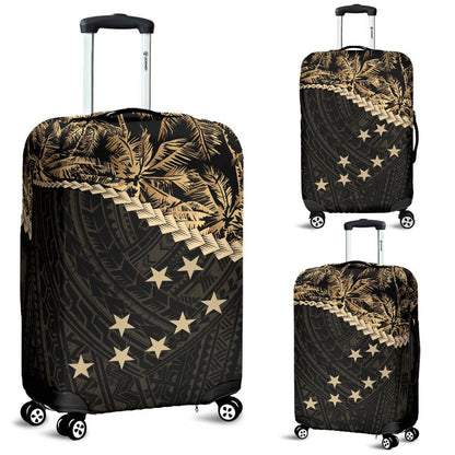 Tuvalu Luggage Covers Golden Coconut