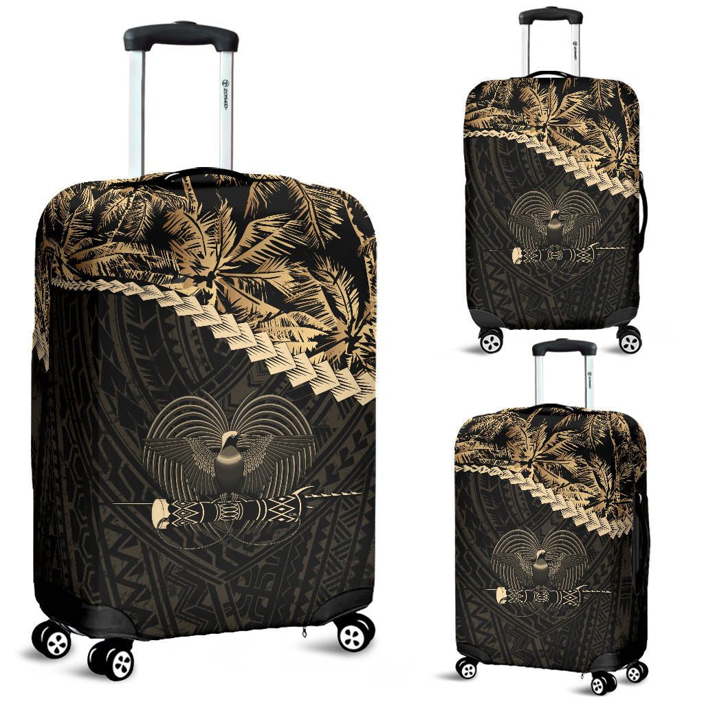 Papua New Guinea Luggage Covers Golden Coconut