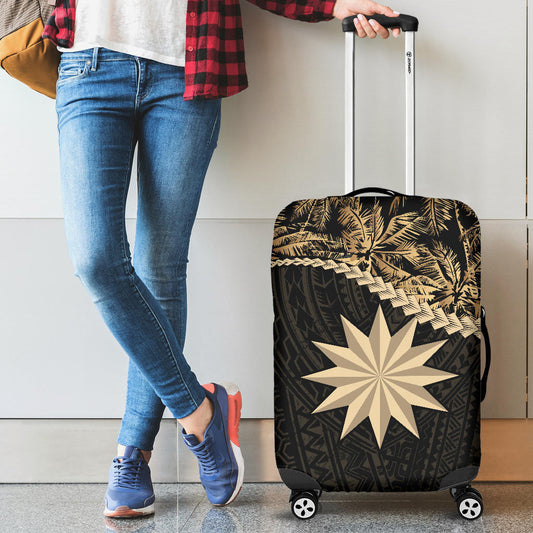 Nauru Luggage Covers Golden Coconut