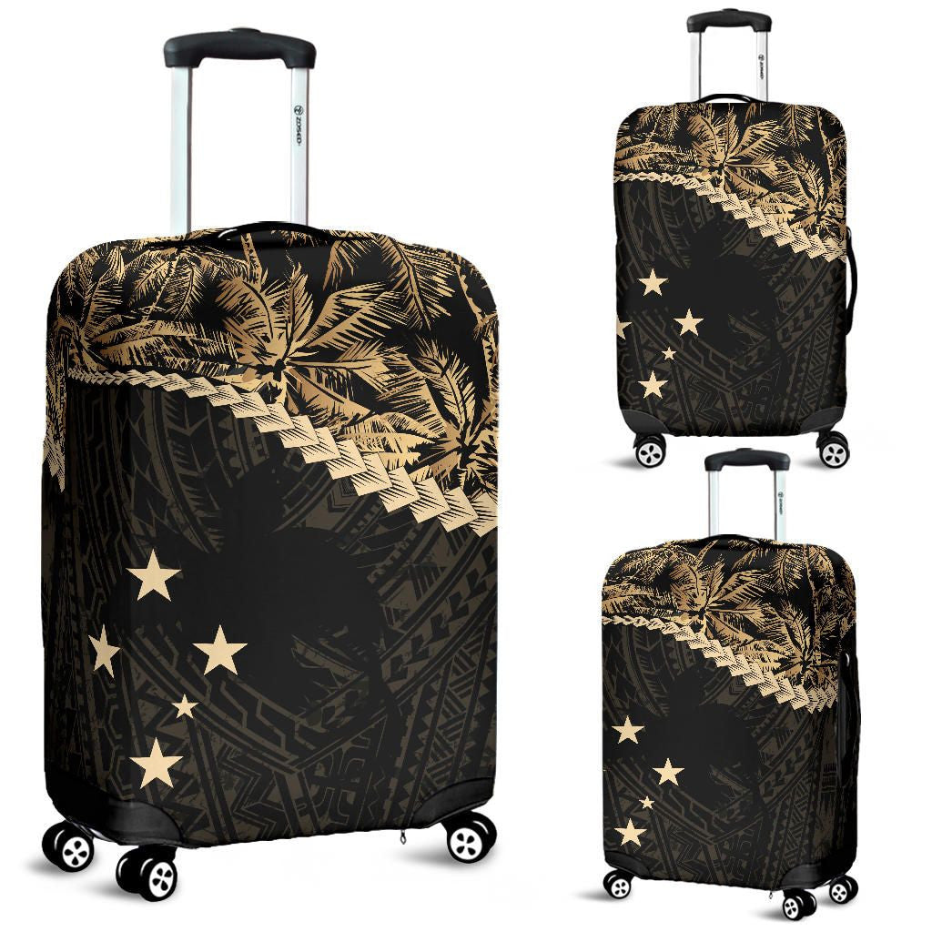 Papua New Guinea Luggage Covers Golden Coconut