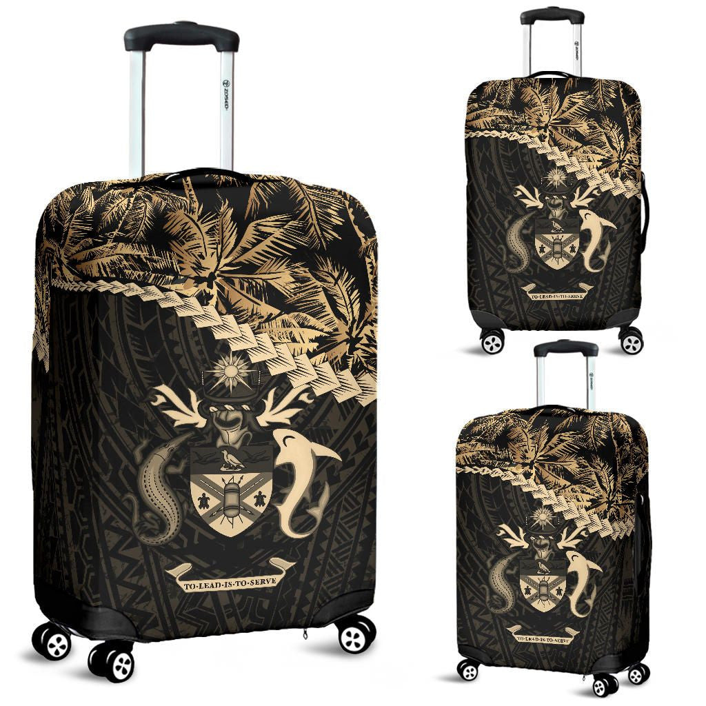 Solomon Islands Luggage Covers Golden Coconut