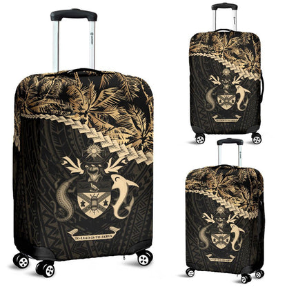 Solomon Islands Luggage Covers Golden Coconut