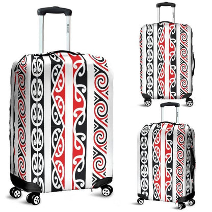 Maori Kowhaiwhai Luggage Cover Bn04