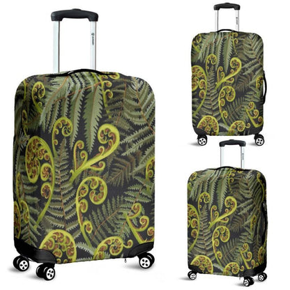Koru Fern Luggage Cover BN