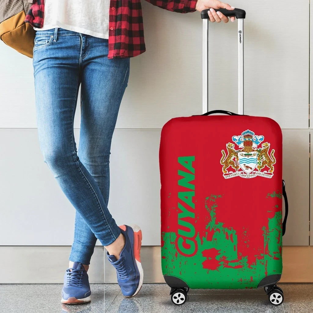 Guyana Luggage Cover Smudge Style 0