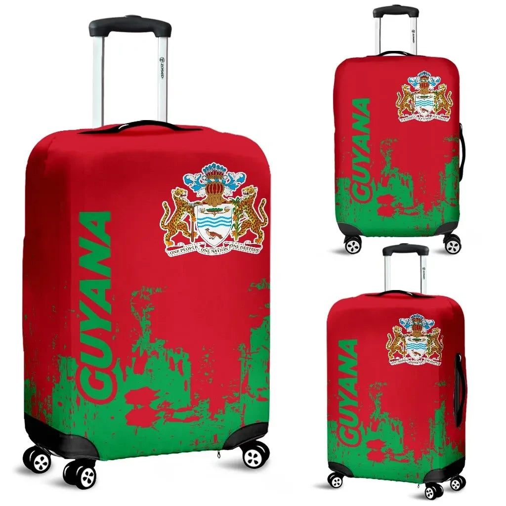 Guyana Luggage Cover Smudge Style 0