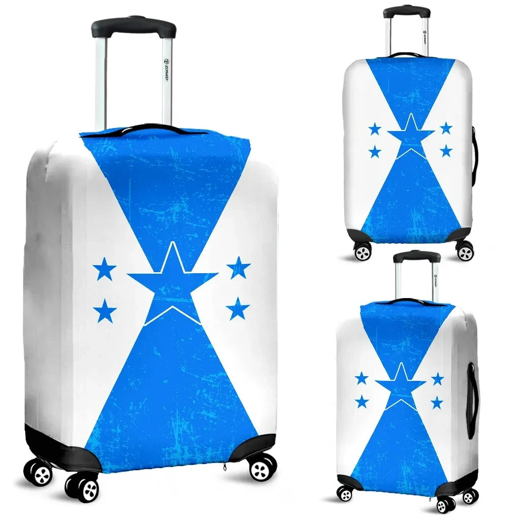 Honduras Luggage Cover Rusted Honduras Flag