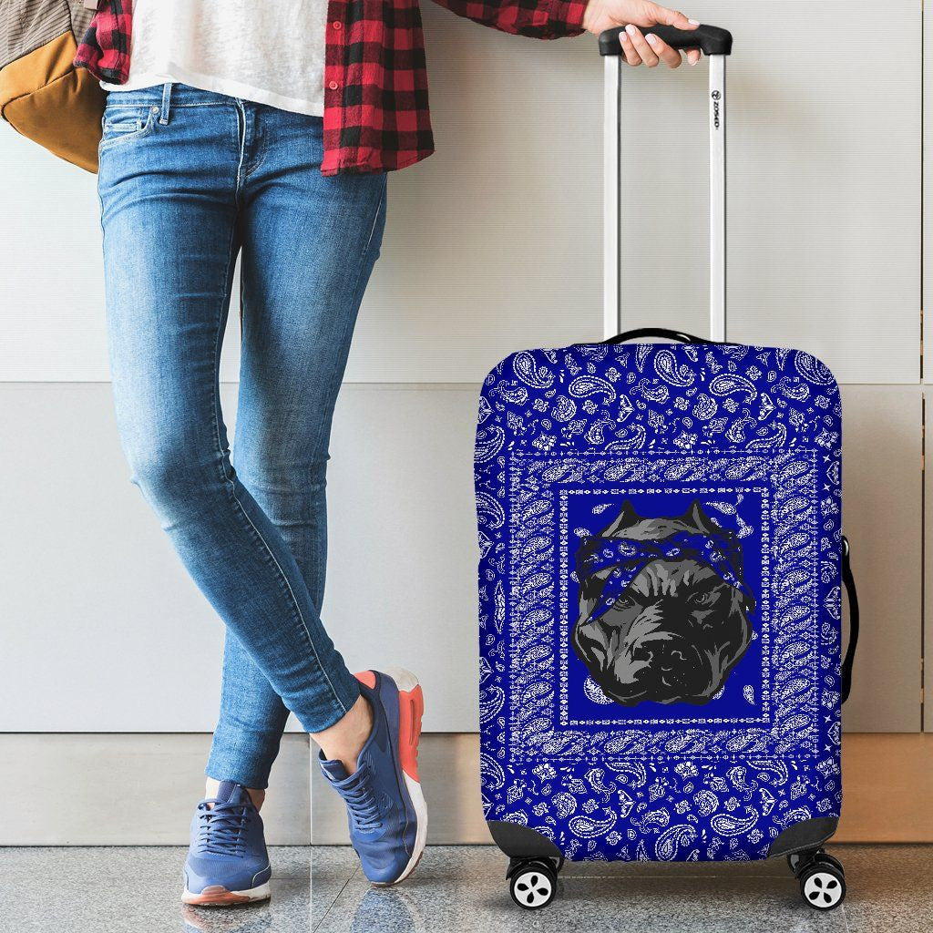 Crips Gang Bulldog Luggage Covers