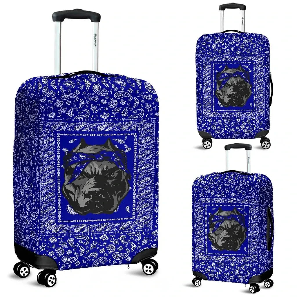 Crips Gang Bulldog Luggage Covers