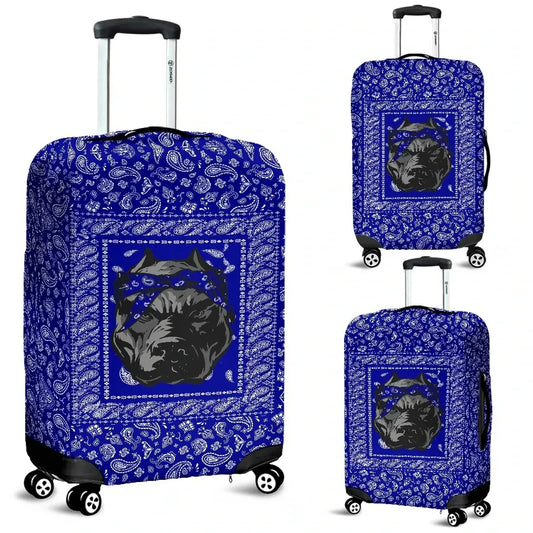 Crips Gang Bulldog Luggage Covers
