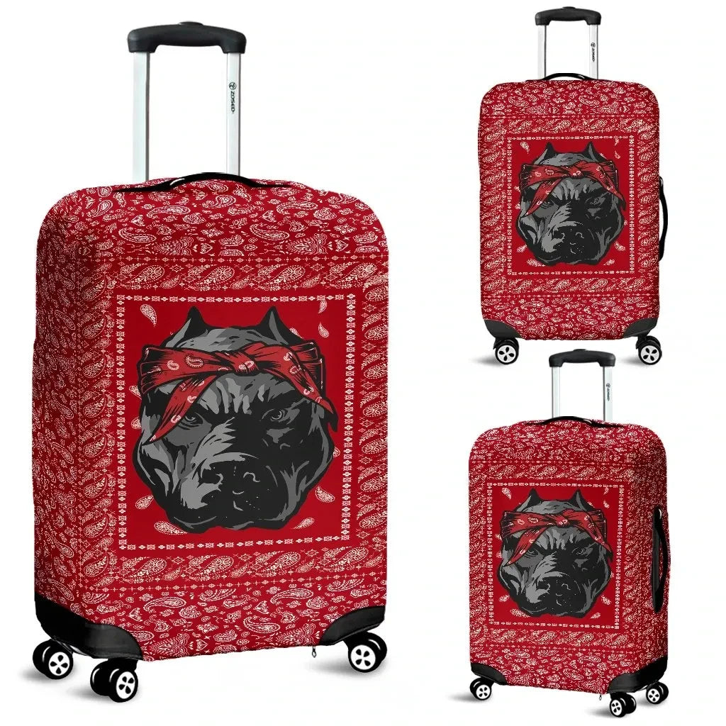 Blood Gang Bulldog Luggage Covers