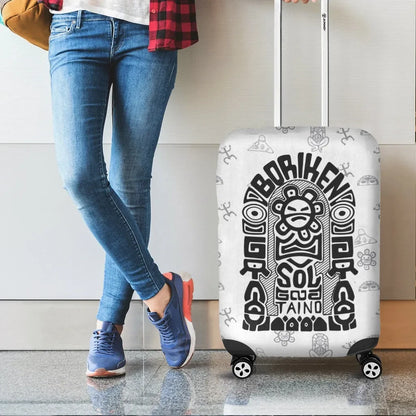 Puerto Rico Luggage Covers Taino Tatto
