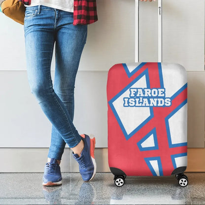 Faroe Islands Luggage Covers Strong Square