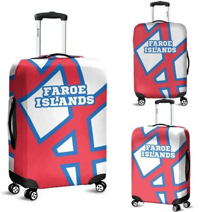 Faroe Islands Luggage Covers Strong Square
