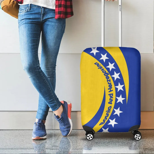 Bosnia And Herzegovina Luggage Covers Half Cirlce
