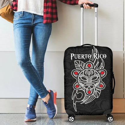 Puerto Rico Taino Sun Coqui Frog Tribal Luggage Covers