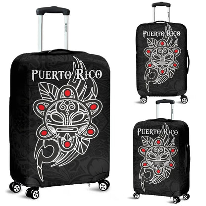 Puerto Rico Taino Sun Coqui Frog Tribal Luggage Covers