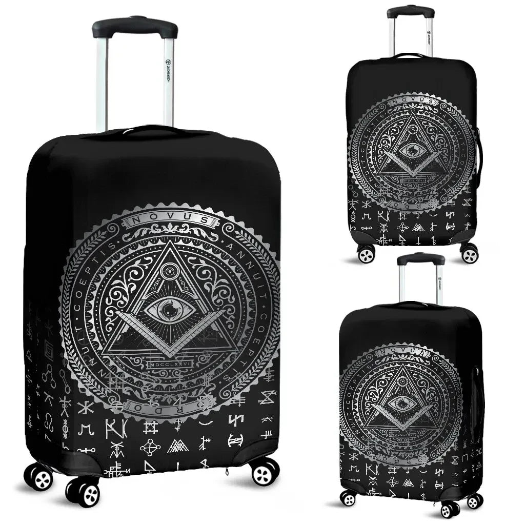 Freemasonry Tattoo Luggage Covers