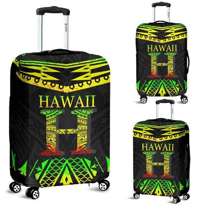 Hawaii Luggage Cover, Polynesia Suitcase Covers
