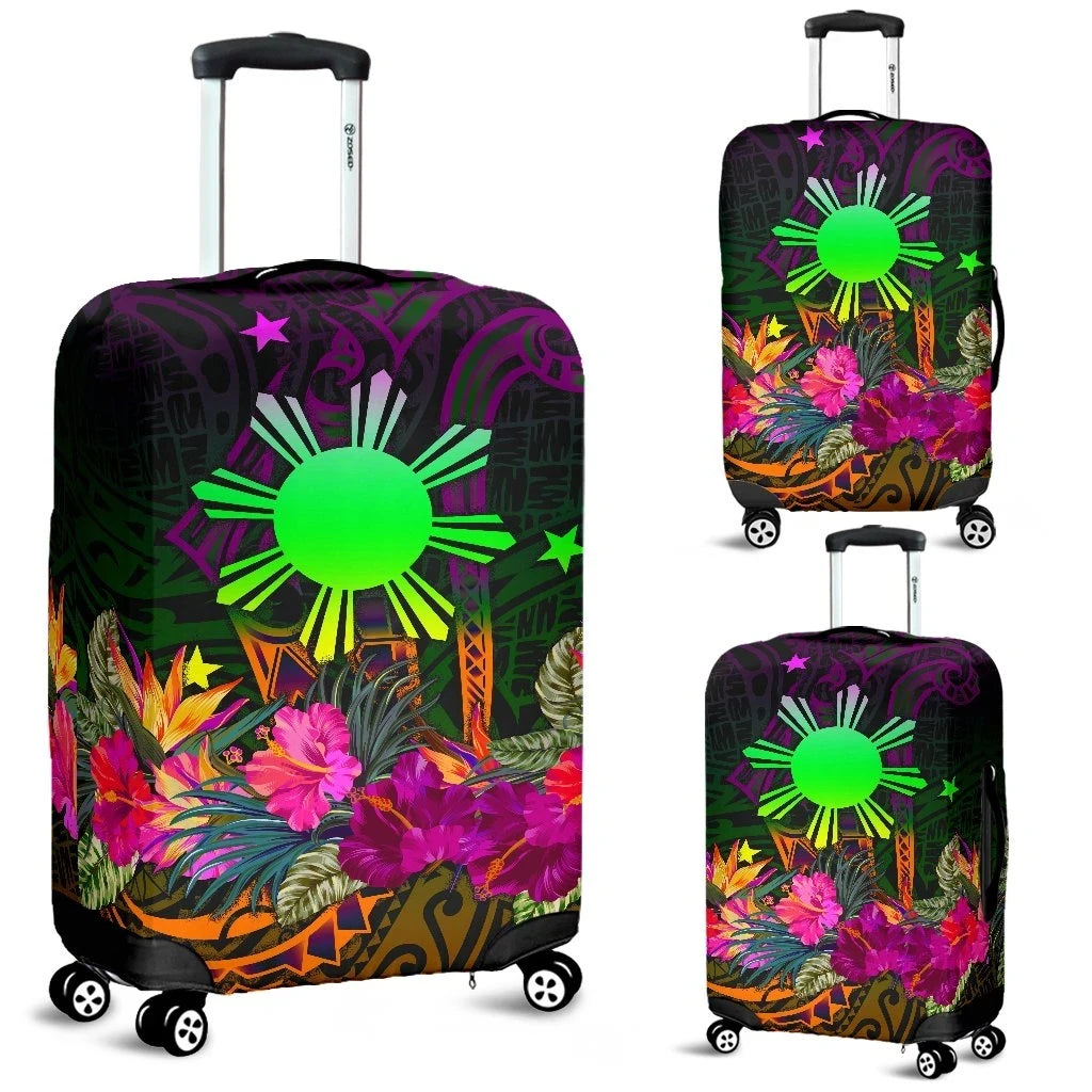 The Phillipines Luggage Covers Summer Hibiscus