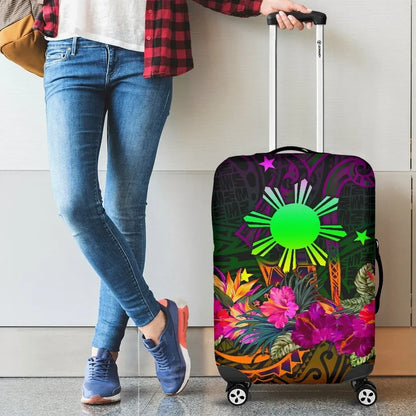 The Phillipines Luggage Covers Summer Hibiscus