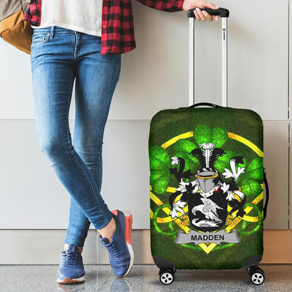 Madden or O'Madden Ireland Luggage Covers Celtic Shamrock