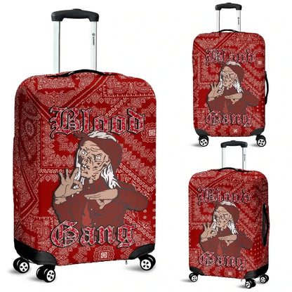 Blood Gang Luggage Covers Red Paisley