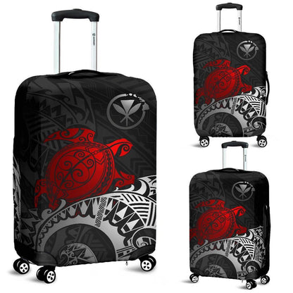 Hawaii Tribal Turtle Luggage Cover, Kanaka Maoli Suitcase Covers