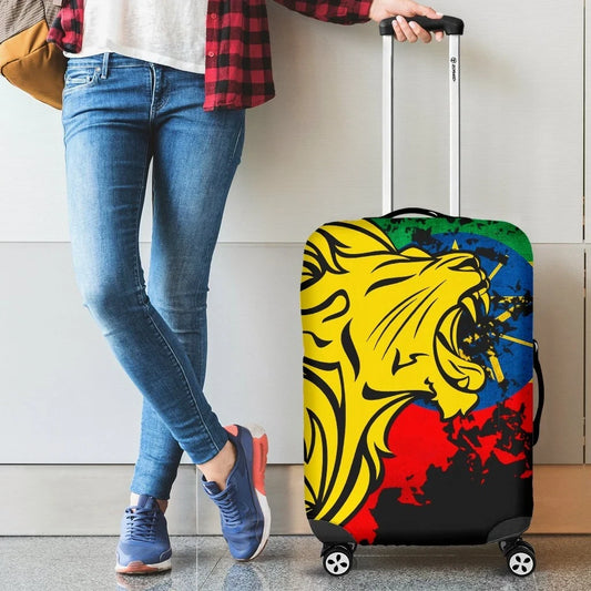 Ethiopia Luggage Covers Lion Vintage
