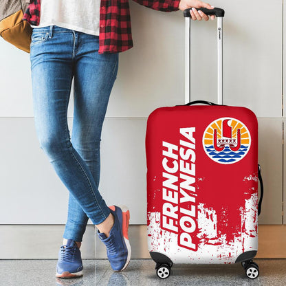 French Polynesia Luggage Cover Smudge Style 0