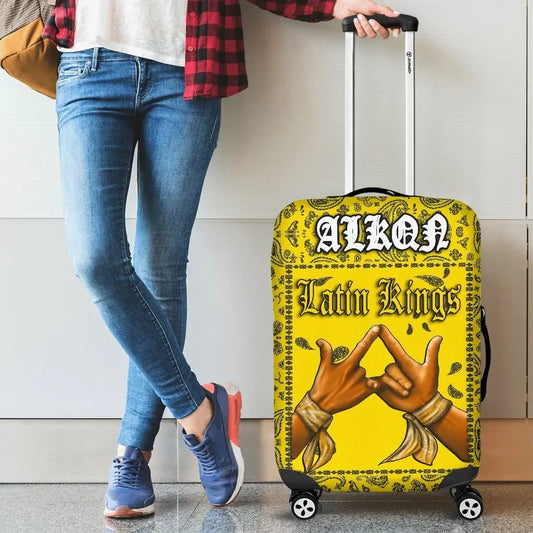 Latin Kings Luggage Covers Yellow Bandana