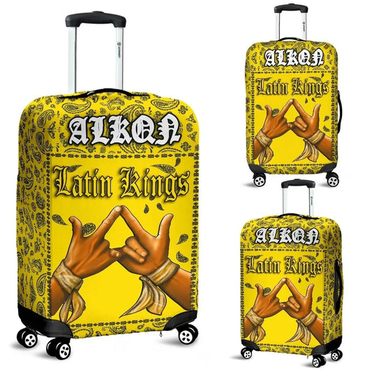 Latin Kings Luggage Covers Yellow Bandana