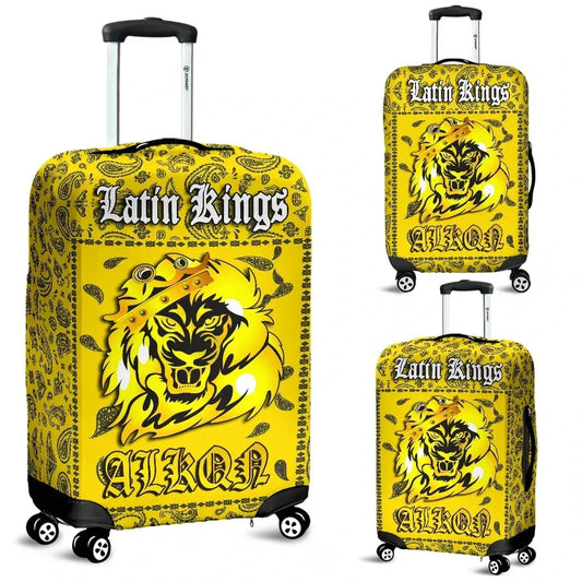 Latin Kings Lion Luggage Covers Yellow Bandana