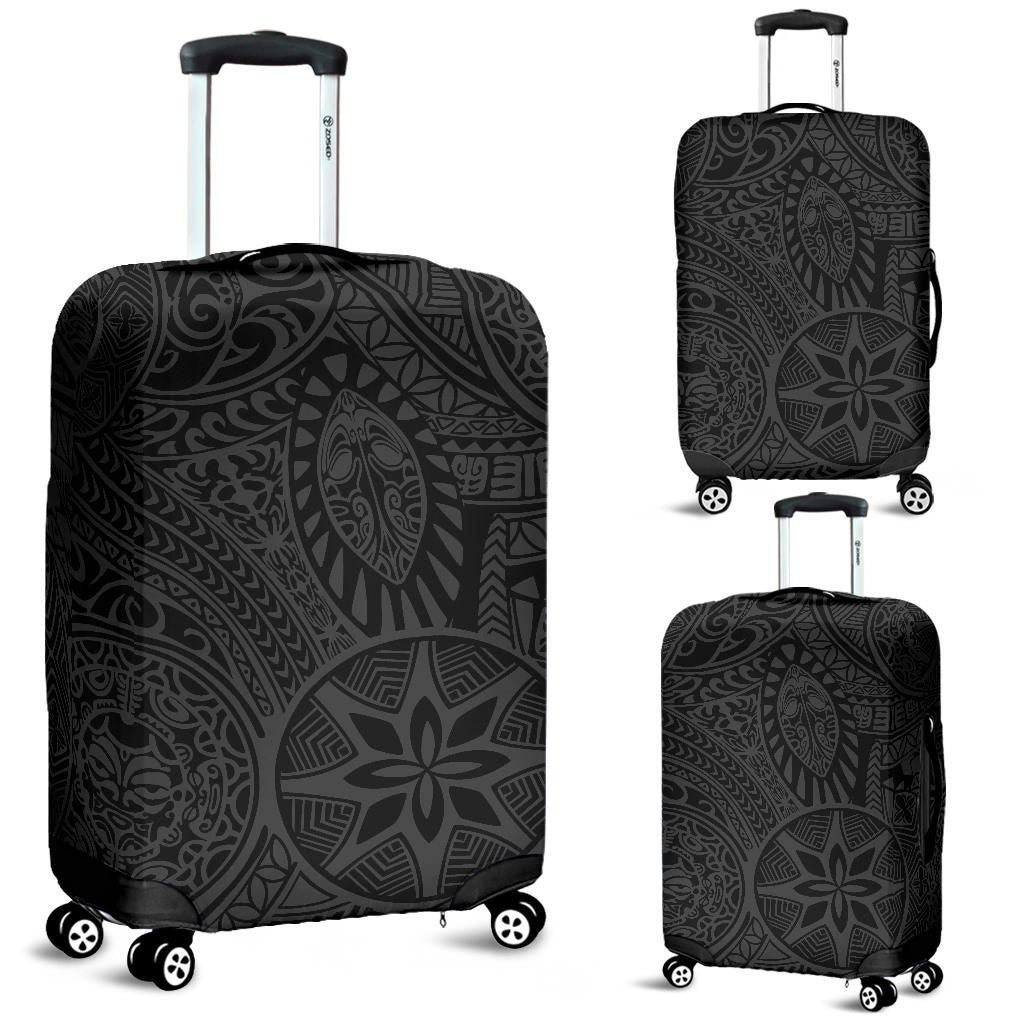 Hawaii Tribal Luggage Cover, Tiki Sun God Suitcase Covers