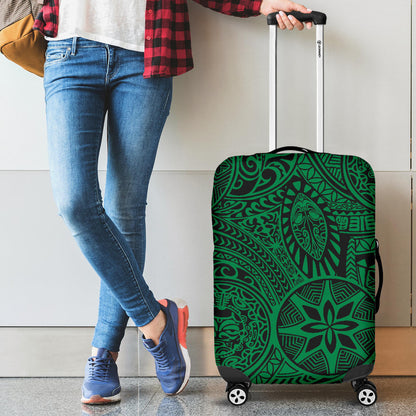Hawaii Tribal Luggage Cover, Tiki Sun God Suitcase Covers