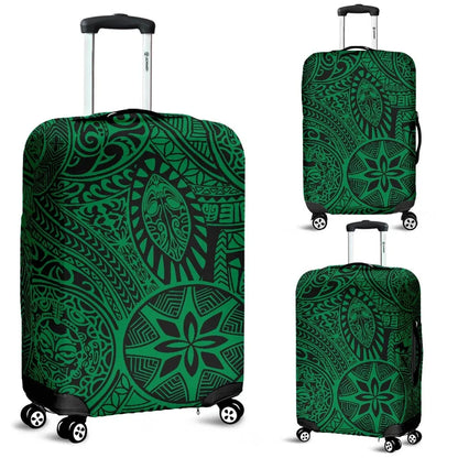Hawaii Tribal Luggage Cover, Tiki Sun God Suitcase Covers