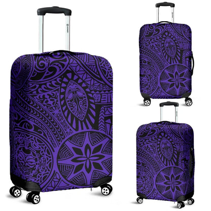 Hawaii Tribal Luggage Cover, Tiki Sun God Suitcase Covers